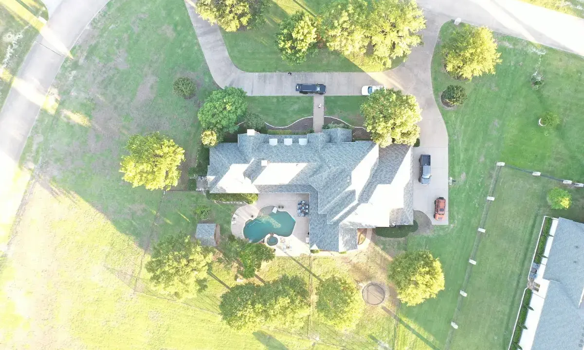 New shingle roof installation on a home in Wilkins